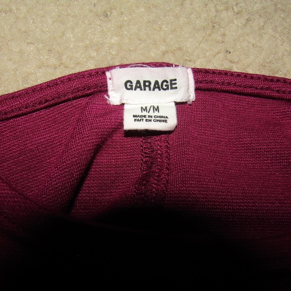 Garage Maroon Bralette - Picture 3 of 3